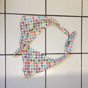 Polka dot bikini top